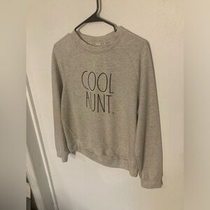 Rae Dunn. Cool Aunt high low sweatshirt in excellent condition in size small
